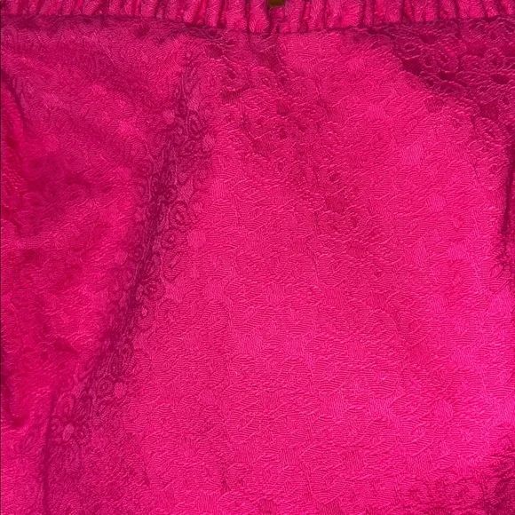 Lilly Pulitzer Magenta Pink Floral Strapless A-Line Dress Glinda Wicked  Size 6 - Picture 5 of 6